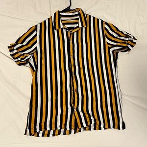 MNG (Mango) Button Down Shirt (M)- USED